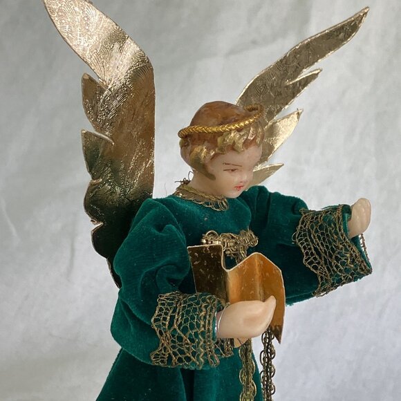 German Koestel Wax Face and Hands Angel Tree Topper - Picture 10 of 13